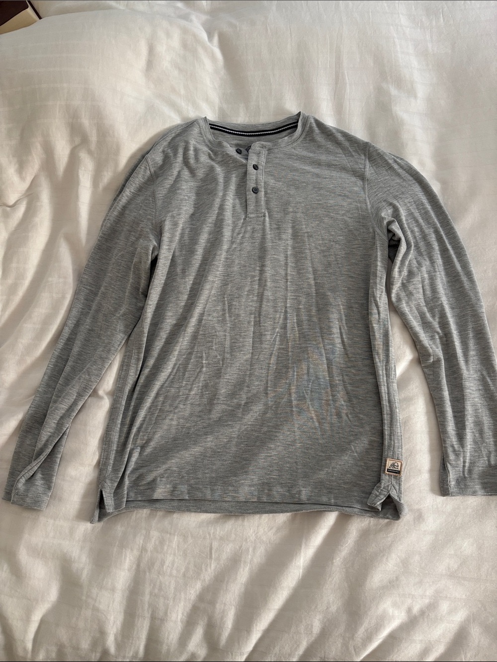 Surfside Supply Grey Long-Sleeve Henley